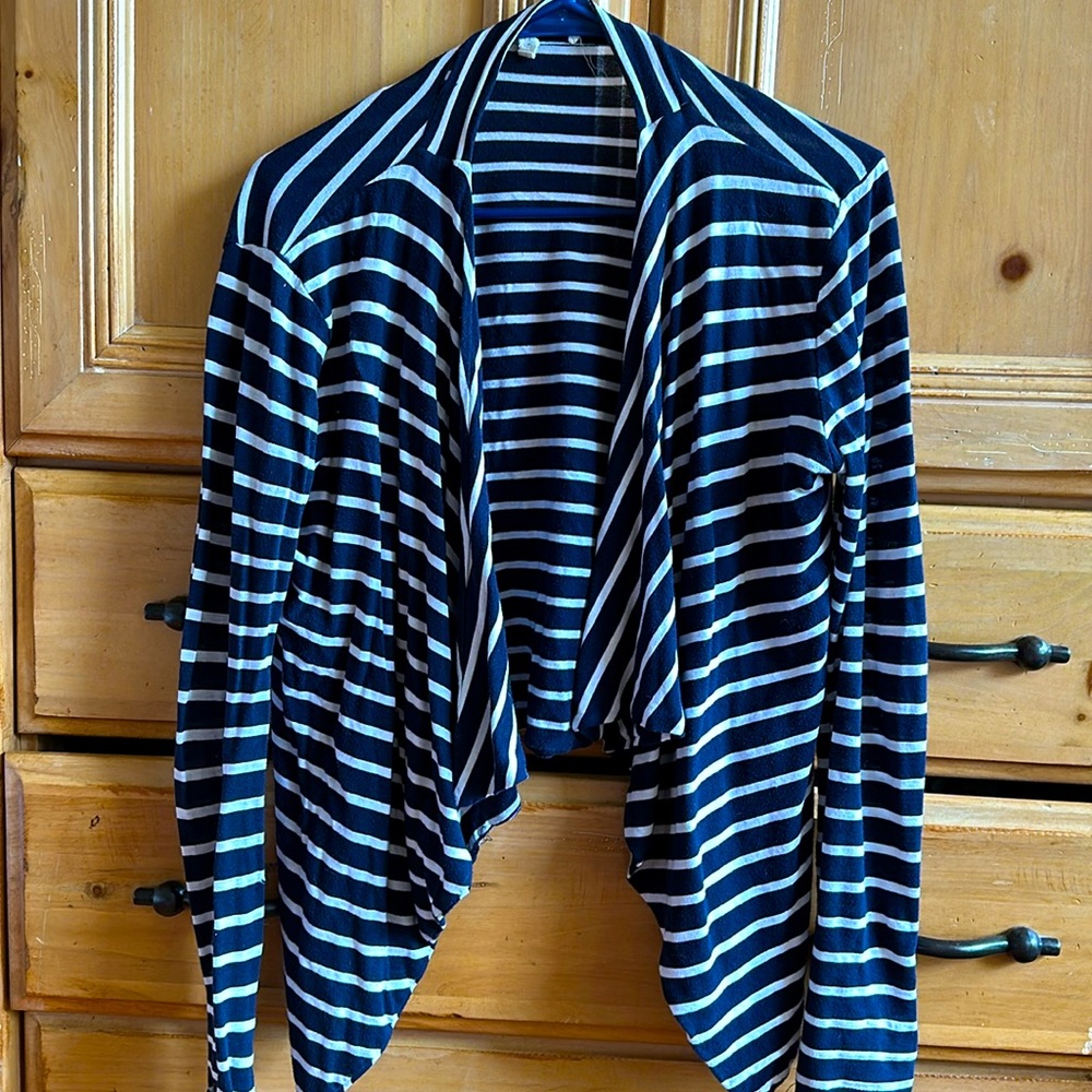 J CREW striped blazer. Sz XS